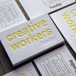 Letterpress - Tipo - Lüks Kartvizit1