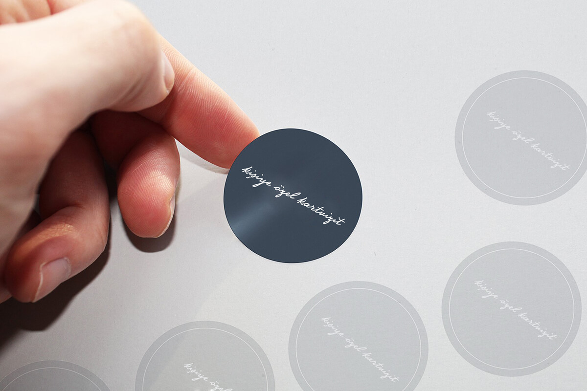 etiket sticker kisiyeozelkartvizit